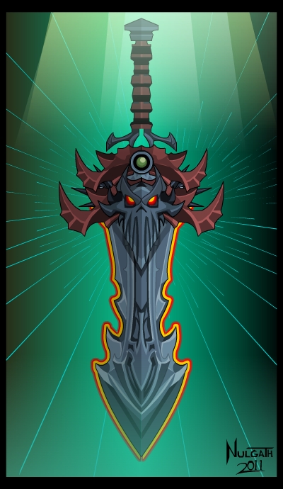 AQWorlds Weapons Designer - Designed. :D -Blood Dragon Blade of Nulgath